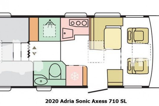 Adria Sonic Supream 700 Sl Automatgear